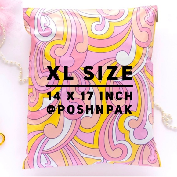 poly Office New Designer Xl Spring Fling Poly Mailers 14 X 17 Inch Poshmark